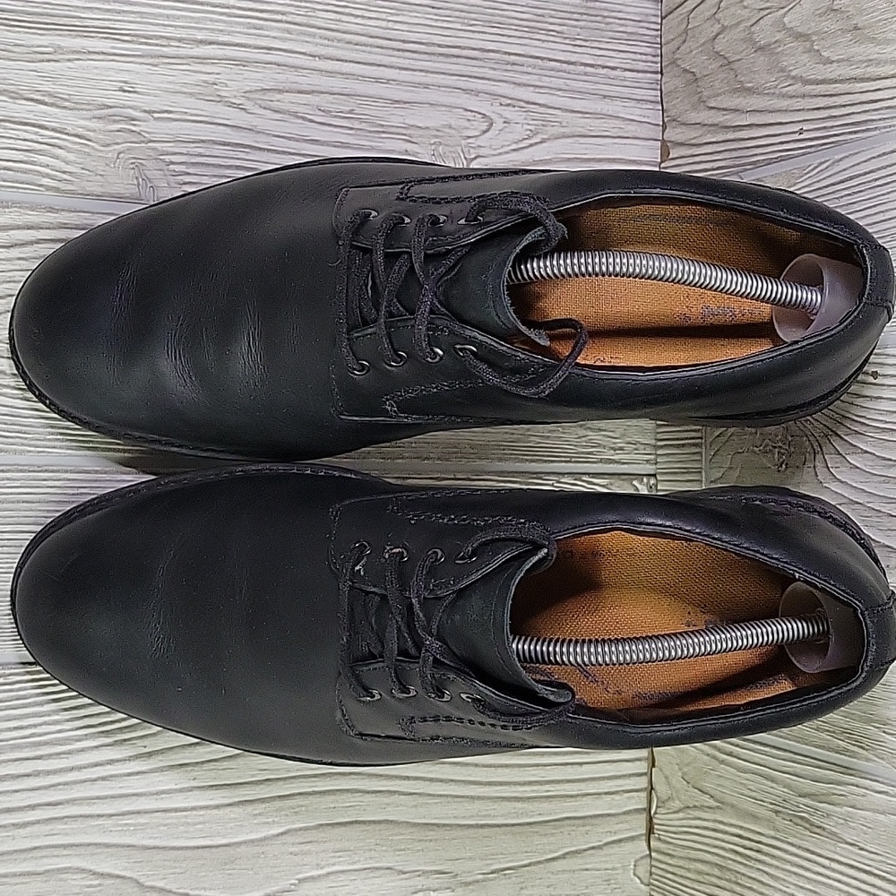 Timberland Black Leather lace Up Oxford Shoes Mens Size 12 - Picture 7 of 14